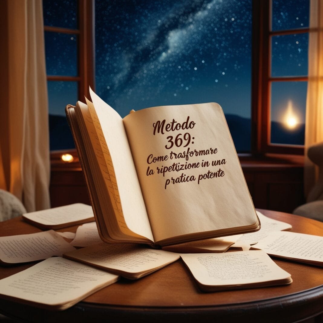 Metodo 369: come trasformare la Ripetizione in una Pratica Potente