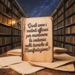 Quali sono i Metodi Efficaci per mantenere la costanza nelle Tecniche di Manifestazione? metodi efficaci per mantenere la costanza nelle tecniche di manifestazione